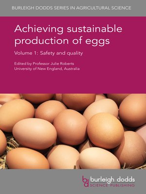 cover image of Achieving sustainable production of eggs Volume 1